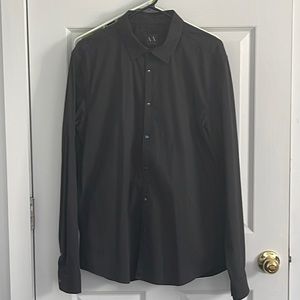 Armani exchange long sleeve button up